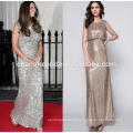 Elegant Full Length Sequin Evening Dress Many Colors Fashion Sleeveless Prom Dress